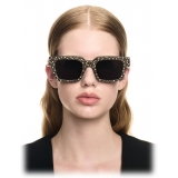 Off-White - Virgil Sunglasses - Black with Crystals - Luxury - Off-White Eyewear