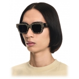 Off-White - Virgil Sunglasses - Black with Crystals - Luxury - Off-White Eyewear