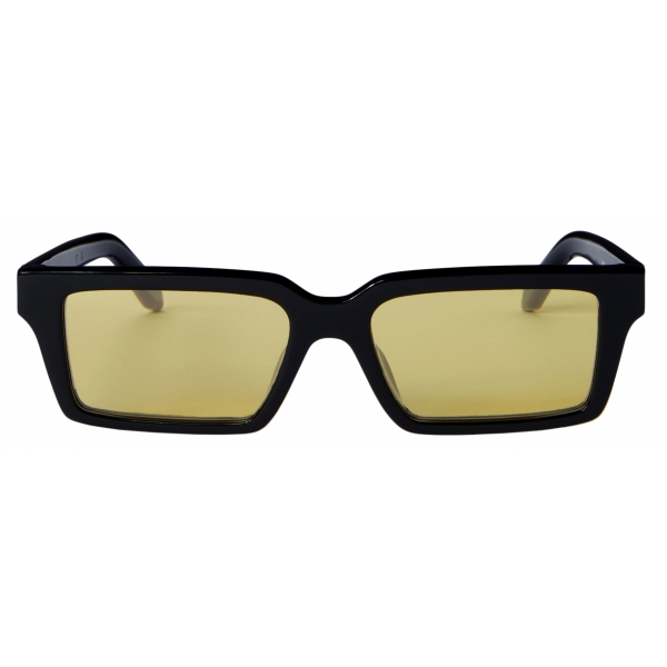 Off-White - Occhiali da Sole Warren - Nero Giallo - Luxury - Off-White Eyewear