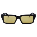 Off-White - Occhiali da Sole Warren - Nero Giallo - Luxury - Off-White Eyewear