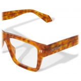 Off-White - Occhiali da Vista Style 75 - Miele - Luxury - Off-White Eyewear