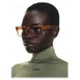 Off-White - Occhiali da Vista Style 75 - Miele - Luxury - Off-White Eyewear