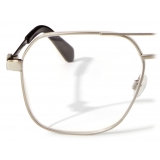 Off-White - Occhiali da Vista Style 7j - Argento - Luxury - Off-White Eyewear