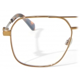 Off-White - Style 7j Optical Glasses - Gold - Luxury - Off-White Eyewear