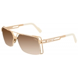 Cazal - Vintage 9111 - Legendary - Bianco Latte Oro - Occhiali da Sole - Cazal Eyewear