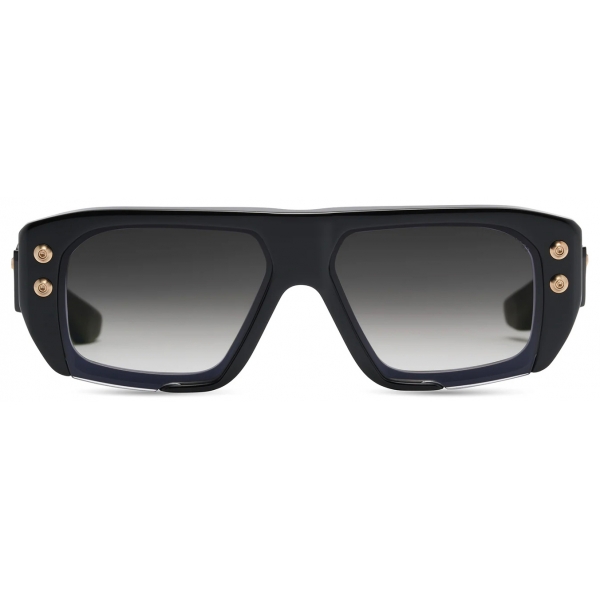 DITA - Hypher-1183 - Black White Gold Grey Gradient - DTS466 - Sunglasses - DITA Eyewear