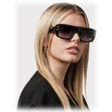 DITA - Hypher-1183 - Black White Gold Grey Gradient - DTS466 - Sunglasses - DITA Eyewear