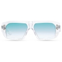 DITA - Hypher-1183 - Crystal Clear Turquoise Gradient - DTS466 - Sunglasses - DITA Eyewear