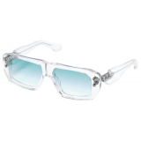 DITA - Hypher-1183 - Crystal Clear Turquoise Gradient - DTS466 - Sunglasses - DITA Eyewear