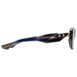 DITA - Hypher-1183 - Cosmic Pollution Brushed White Gold Brown - DTS466 - Sunglasses - DITA Eyewear