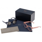 DITA - Lyons - Midnight Rose Smoke Gradient Gold Flash - Sunglasses - DITA Eyewear