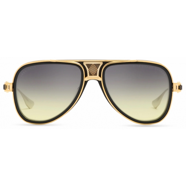 DITA - Grand-Decade - Black Yellow Gold Grey Yellow Gradient - DTS460 - Sunglasses - DITA Eyewear