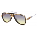 DITA - Grand-Decade - Nero Oro Giallo Grigio Giallo Sfumato - DTS460 - Occhiali da Sole - DITA Eyewear