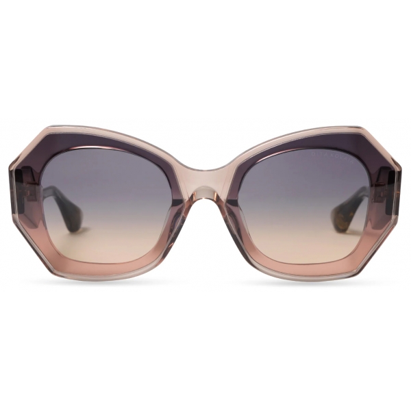 DITA - Kovaia - Luka Brown Dark Grey Peach Gradient - DTS721 - Sunglasses - DITA Eyewear