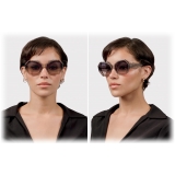 DITA - Kovaia - Luka Brown Dark Grey Peach Gradient - DTS721 - Sunglasses - DITA Eyewear