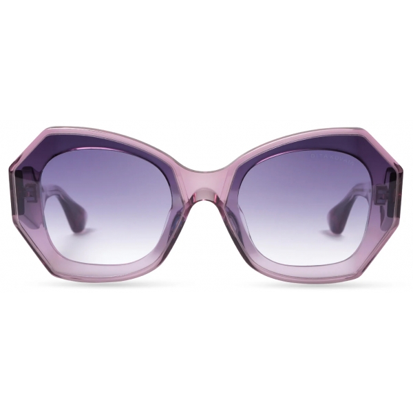 DITA - Kovaia - Translucent Plum Purple Gradient - DTS721 - Sunglasses - DITA Eyewear