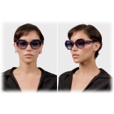 DITA - Kovaia - Translucent Plum Purple Gradient - DTS721 - Sunglasses - DITA Eyewear