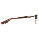 DITA - Statesman-Seven Optical - Matte Root Beer - Antique White Gold - DTX443 - Optical Glasses - DITA Eyewear