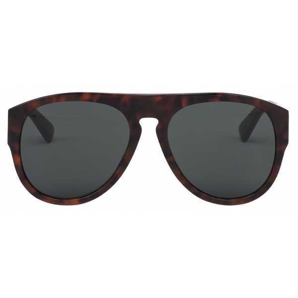 Moschino - Sunglasses with Green Lenses - Tortoiseshell - Moschino Eyewear