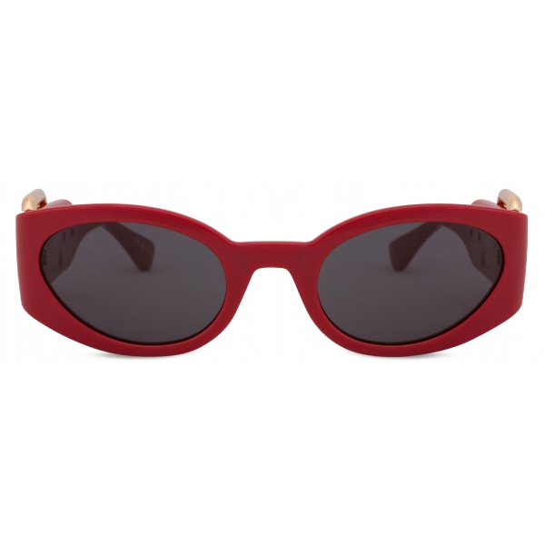 Moschino - Occhiali da Sole Oversize Buckle - Rosso - Moschino Eyewear