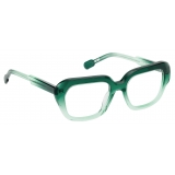 Portrait Eyewear - The New Romantic Green Gradient - Optical Glasses - Handmade in Italy