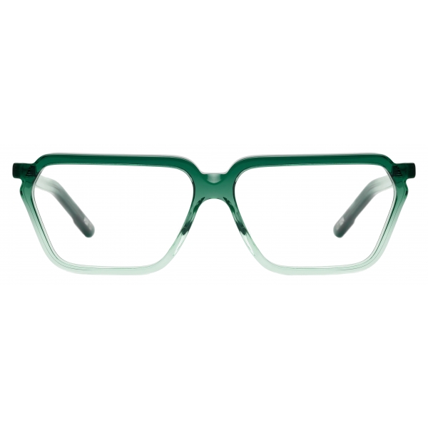 Portrait Eyewear - The Visionary Gradiente Verde - Occhiali da Vista - Realizzati a Mano in Italia