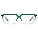 Portrait Eyewear - The Visionary Green Gradient - Optical Glasses - Handmade in Italy - Exclusive