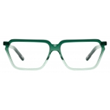 Portrait Eyewear - The Visionary Gradiente Verde - Occhiali da Vista - Realizzati a Mano in Italia