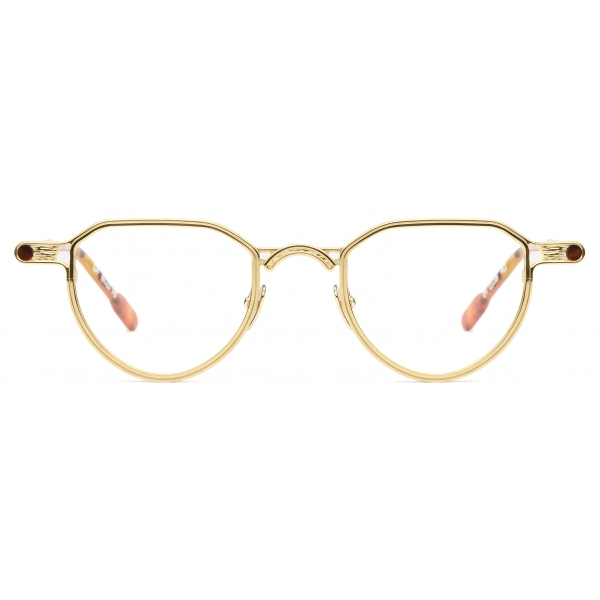 Portrait Eyewear - Sioux Gold Tortoise - Optical Glasses - Handmade in Italy - Exclusive Luxury