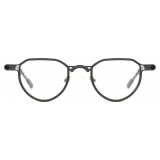 Portrait Eyewear - Sioux Black Gold - Optical Glasses - Handmade in Italy - Exclusive Luxury