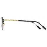 Portrait Eyewear - Sioux Black Gold - Optical Glasses - Handmade in Italy - Exclusive Luxury