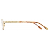 Portrait Eyewear - Cocteau Gold Tortoise - Optical Glasses - Handmade in Italy - Exclusive