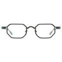 Portrait Eyewear - Cocteau Nero Verde - Occhiali da Vista - Realizzati a Mano in Italia - Exclusive