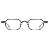 Portrait Eyewear - Cocteau Nero Verde - Occhiali da Vista - Realizzati a Mano in Italia - Exclusive