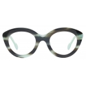 Portrait Eyewear - Florence Tartaruga Menta - Occhiali da Vista - Realizzati a Mano in Italia