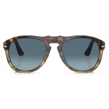 Persol - 649 - Original - Tartarugato  Marrone / Azzurro - Occhiali da Sole - Persol Eyewear