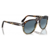 Persol - 649 - Original - Tartarugato  Marrone / Azzurro - Occhiali da Sole - Persol Eyewear