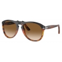 Persol - 649 - Original - Tartarugato Marrone / Sfumato Marrone - Occhiali da Sole - Persol Eyewear