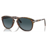 Persol - 714SM - Steve McQueen - Caffè / Celeste Sfumato Blu Scuro - Occhiali da Sole - Persol Eyewear