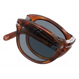 Persol - 714SM - Steve McQueen - Terra di Siena / Celeste Sfumato Blu Scuro - Occhiali da Sole - Persol Eyewear