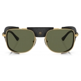 Persol - PO1013SZ - Gold / Polarized Green - Sunglasses - Persol Eyewear