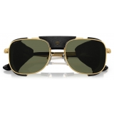 Persol - PO1013SZ - Gold / Polarized Green - Sunglasses - Persol Eyewear