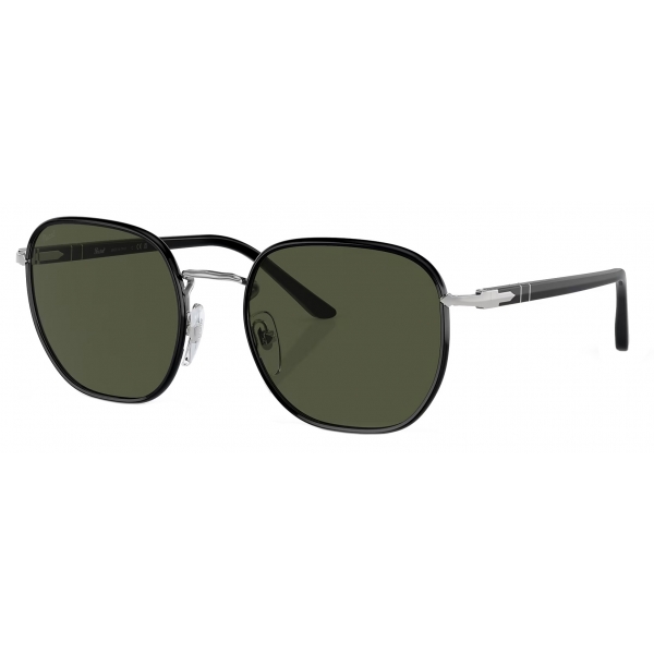 Persol - PO1015SJ - Argento Nero / Verde - Occhiali da Sole - Persol Eyewear