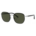 Persol - PO1015SJ - Argento Nero / Verde - Occhiali da Sole - Persol Eyewear