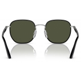 Persol - PO1015SJ - Argento Nero / Verde - Occhiali da Sole - Persol Eyewear