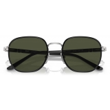 Persol - PO1015SJ - Argento Nero / Verde - Occhiali da Sole - Persol Eyewear