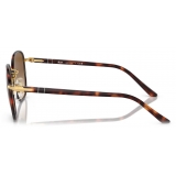 Persol - PO1015SJ - Gold Havana / Gradient Brown - Sunglasses - Persol Eyewear