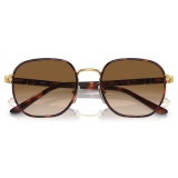 Persol - PO1015SJ - Gold Havana / Gradient Brown - Sunglasses - Persol Eyewear