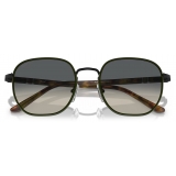 Persol - PO1015SJ - Black Green / Gradient Grey - Sunglasses - Persol Eyewear