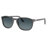 Persol - PO3019S - Transparent Grey / Gradient Blue - Sunglasses - Persol Eyewear